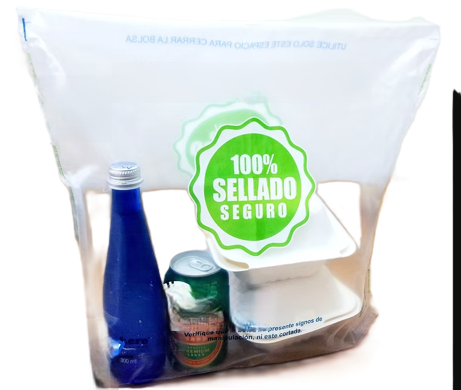 Bolsa para empaque a domicilio